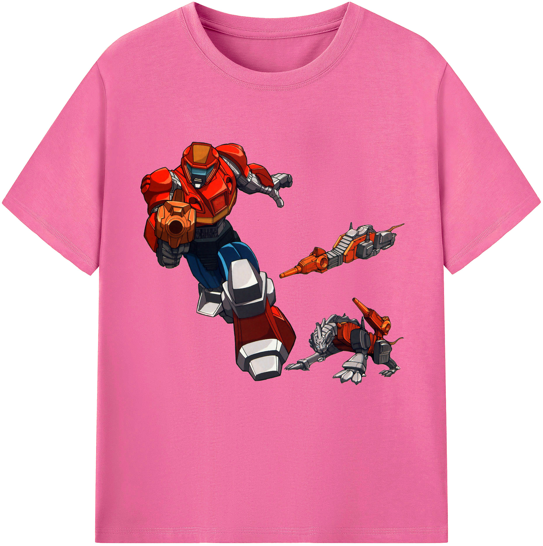 （画像用）  レディースカジュアルプリントTシャツ（綿100％）